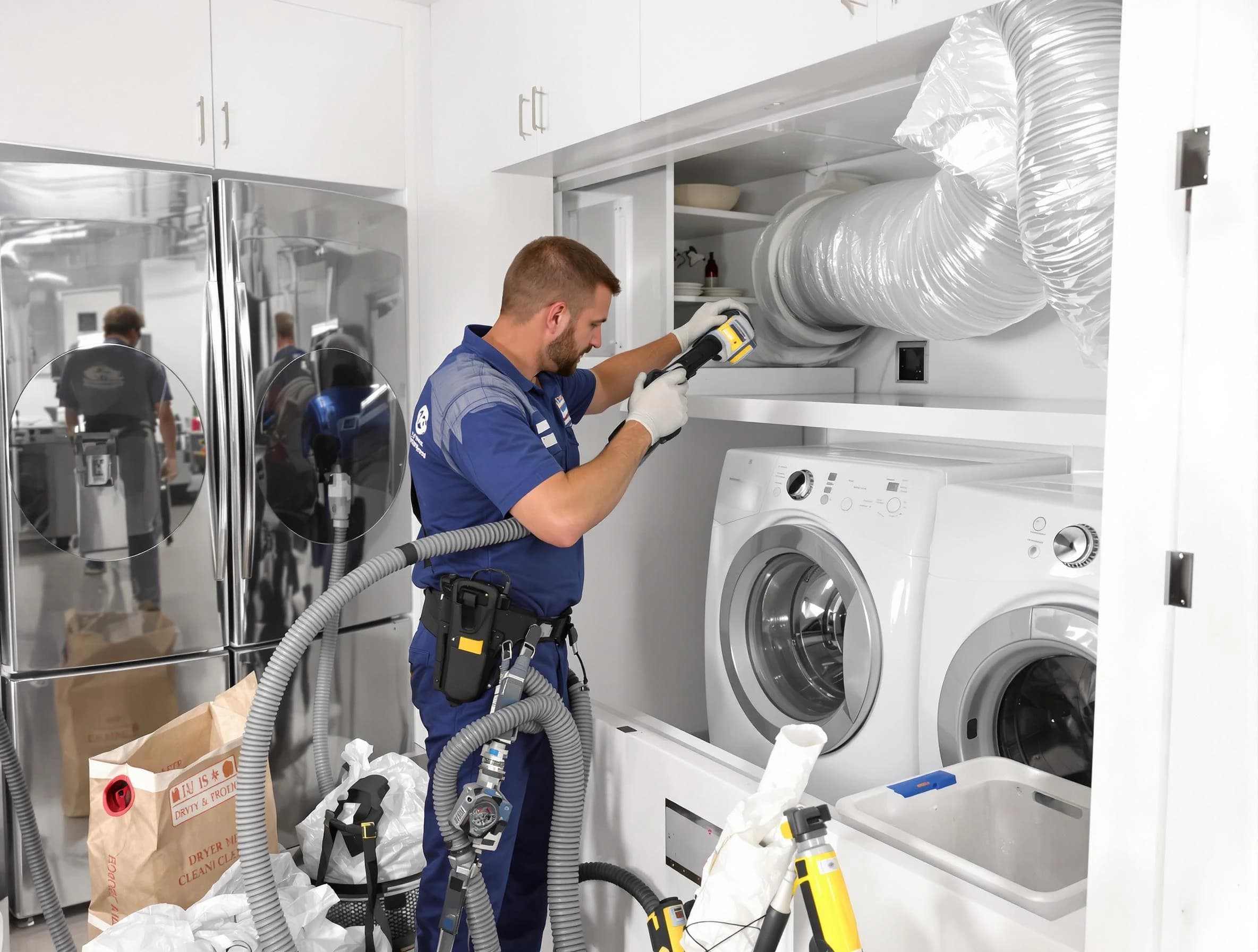 Professional duct cleaning by Harrisville Dryer Vent Cleaning in Harrisville