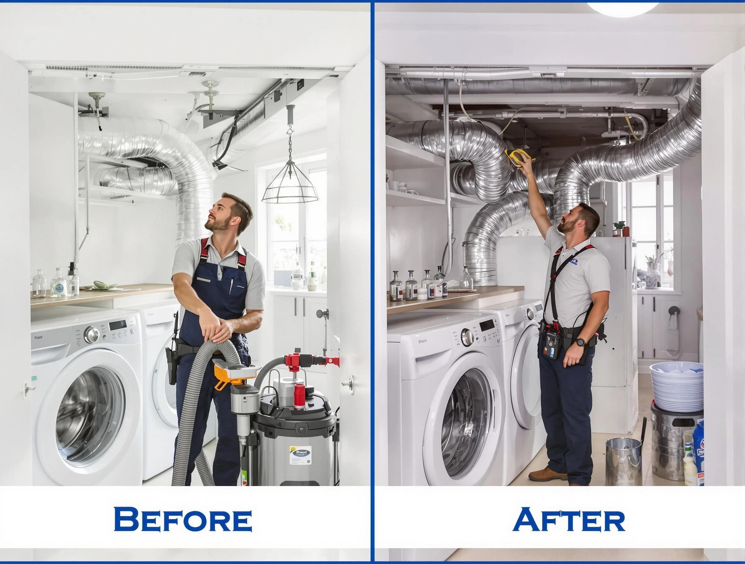 Expert gas dryer vent cleaning by Harrisville Dryer Vent Cleaning in Harrisville