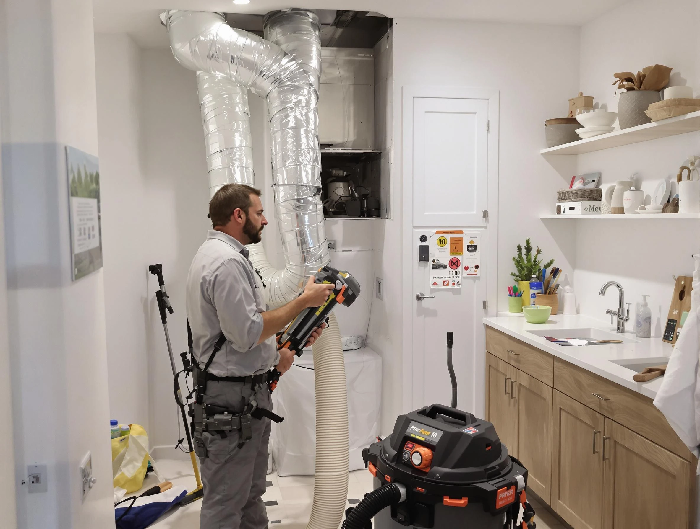 Clogged Dryer Vent Cleaning in Harrisville