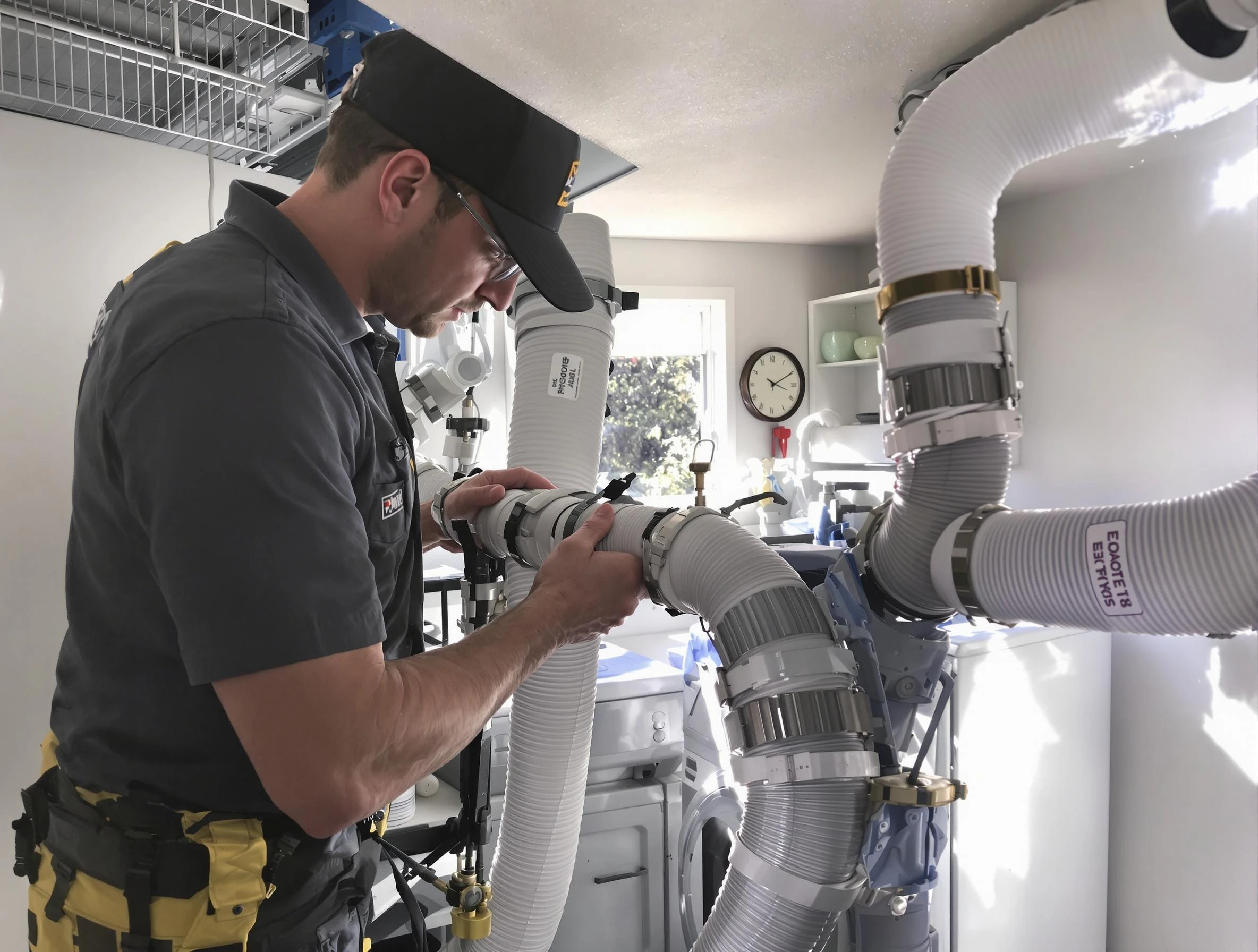 Dryer Vent Hose Installation in Harrisville