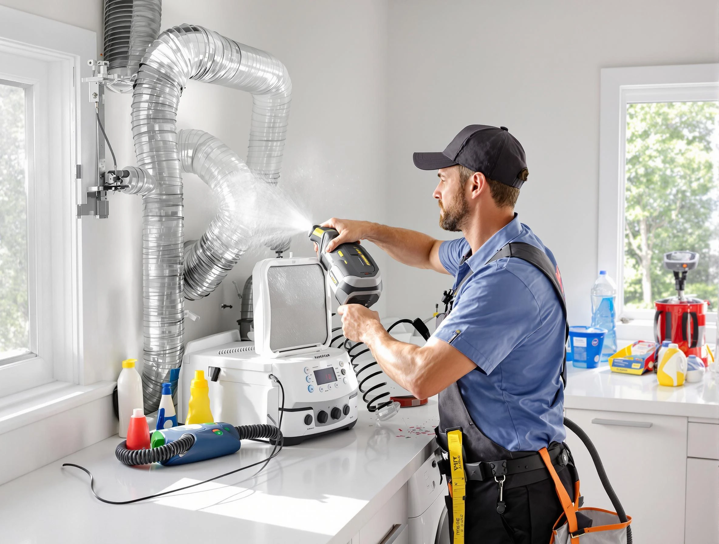 Residential Dryer Vent Cleaning in Harrisville